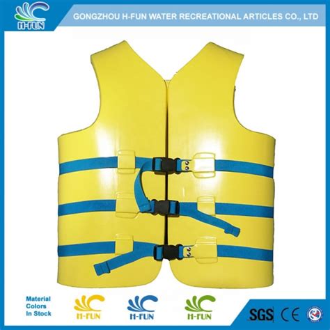 Safety Vinyl Coated Nbr Foam Life Jackets For Water Park Manufacturer