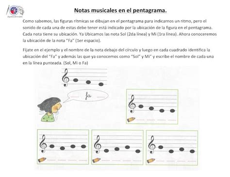 PDF Notas En El Pentagrama FA Notas Musicales En El Pentagrama