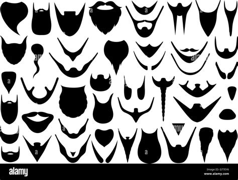 Male Man Mustache Sideburns Stock Vector Images Alamy