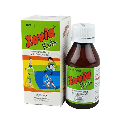 Zovia Kids 100ml 100ml Syrup জোভিয়া কিডস Arogga Online Pharmacy