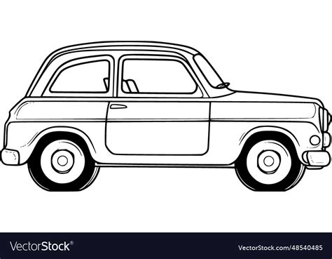 Classic car Royalty Free Vector Image - VectorStock