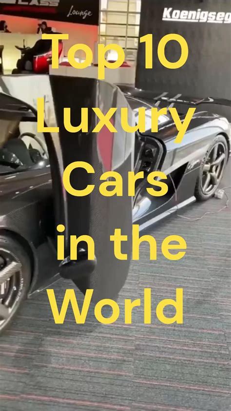 Top 10 Most Expensive Car In The World Expensive Car In The World