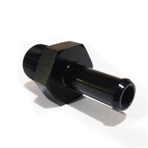 NPT To Barb Adapter Straight FLF Racing Supply