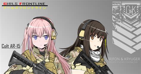 ドールズフロントライン T Doll Ar15 And M4a1 東風谷天子のイラスト Pixiv