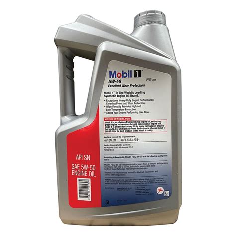 Mobil 1 Fs X2 Engine Oil 5w 50 5 Litre Supercheap Auto