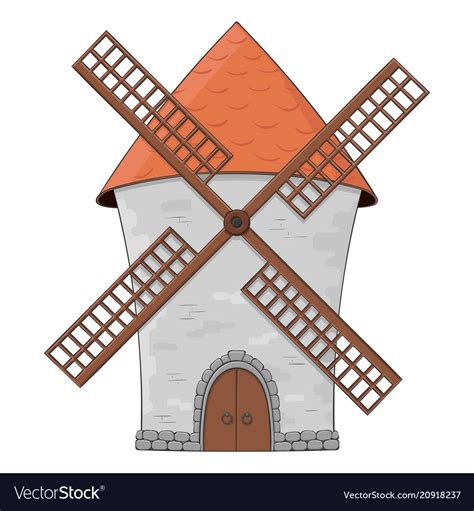 Cartoon Windmill Clipart Transparent Png Hd Cartoon Windmill Hand