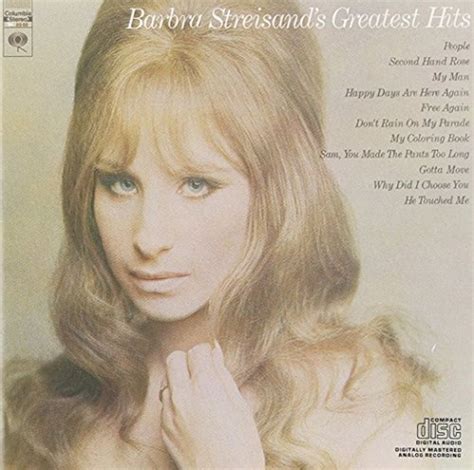 Barbra Streisand - Barbra Streisand's Greatest Hits Album Reviews, Songs & More | AllMusic