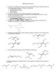 Tareita Iii Docx Ejercicios De Isomer A Cu Les De Los