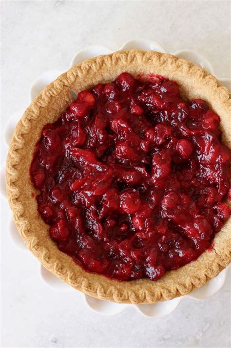 Thanksgiving Cranberry Pie Recipe ~ Vegan • Veggie Society