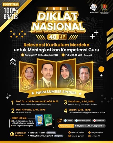 September Free Diklat Nasional Relevansi Kurikulum Merdeka