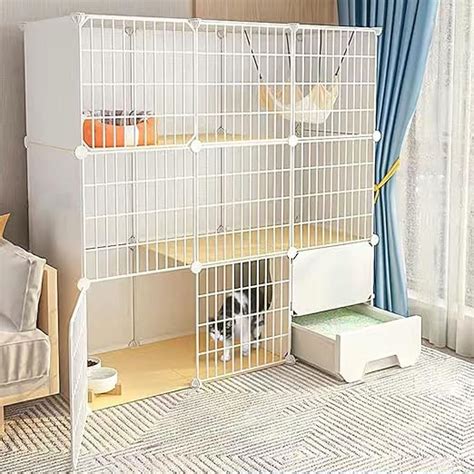 Cage Pour Chat Parc Pour Lapins Parc Pour Chats Enclos Pour Chats D