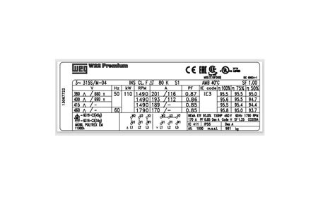 Decoding Your Motor S Nameplate Plant Engineering Off