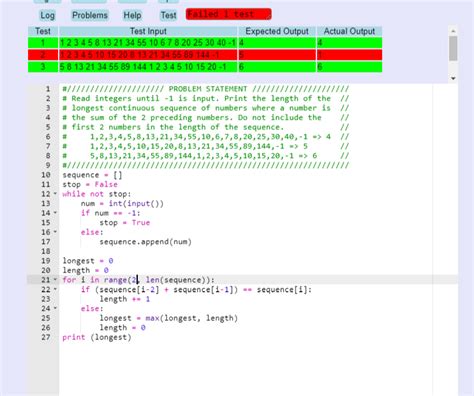 iteration - Print the length of the longest continuous sequence (Python ...