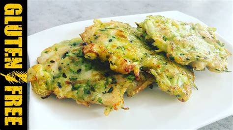 Chicken Zucchini Fritters Gluten Free Recipe Youtube