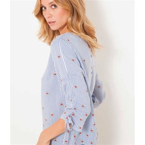 Blouse boutonnée dans le dos pas cher CAMAIEU Extradingue