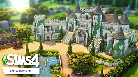 Castle Estate The Sims 4 Speed Build No Cc Youtube