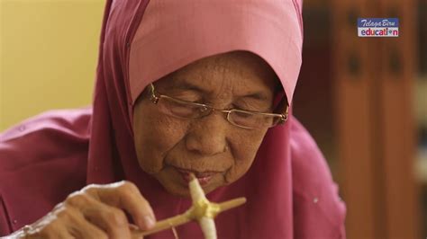 Pendidikan Seni Visual Adiguru Seni Tekat Benang Emas Youtube