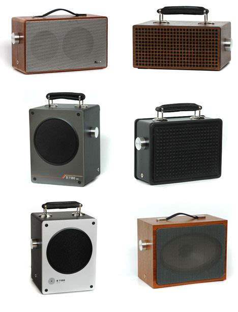 Tomboxes Quirky Repurposed Portable Speakers From Germany Core77