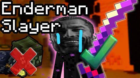 The New Enderman Slayer Experience My Pov Hypixel Skyblock Youtube