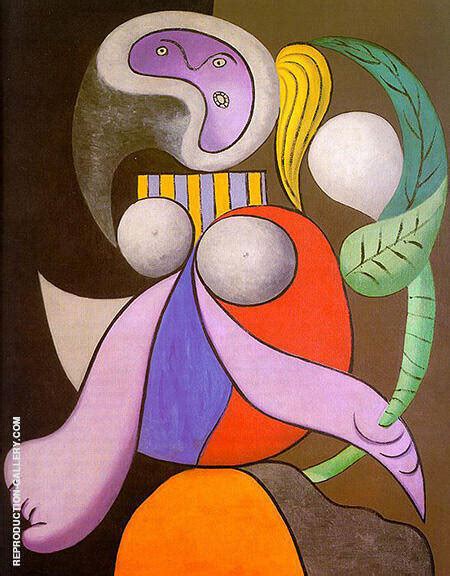 Woman With A Flower By Pablo Picasso Oil Painting Reproduction