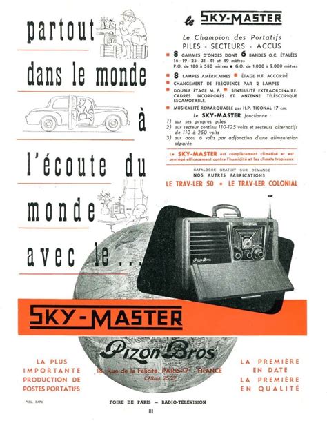 Pizon Bros Skymaster