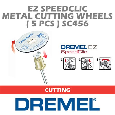 Dremel SC456 EZ SpeedClic Metal Cutting Wheels Malaysia