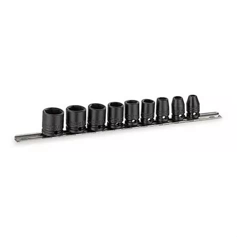 Buy Proto Impact Socket Set Alloy Steel Black Oxide Sae 3 8 Inch