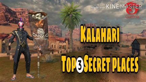 Free Fire Top Hiding Places In Kalahari Map Best Secret Places In