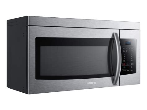 1 6 Cu Ft Over The Range Microwave In Stainless Steel Microwave Me16k3000as Aa Samsung Us