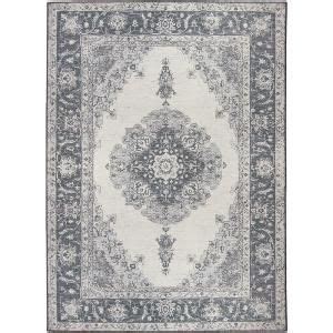 Ruggable Washable Parisa Grey Ft X Ft Stain Resistant Area Rug