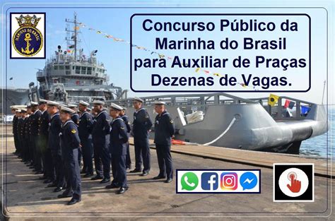 Novos Cursos e Concursos Concurso Público da Marinha do Brasil para