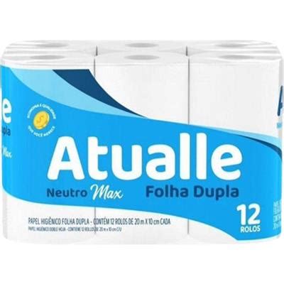 Kit 2 Pacotes Papel Higiênico Folha Dupla Noble 12 Rolos Escorrega o