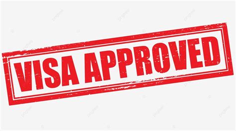 Visa Approved Stamp Authorized Sign Vector Stamp Authorized Sign PNG