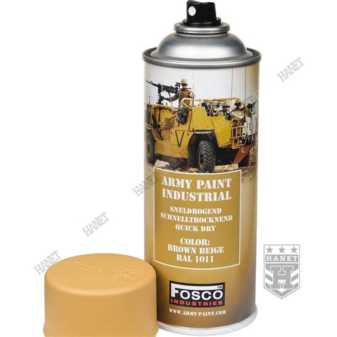 FOSCO ARMY PAINT Wojskowa Farba W Sprayu 400 Ml Brown Beige Hanet