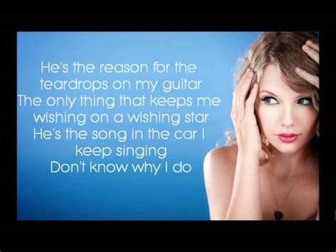 Teardrops On My Guitar Taylor Swift [lyrics] Chords Chordify