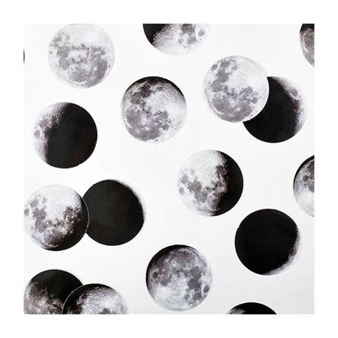 Moon phases stickers