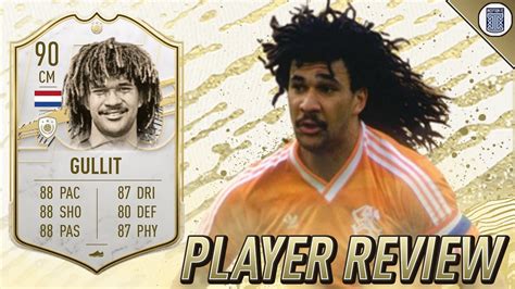 90 Mid Icon Gullit Player Review Fifa 21 Ultimate Team Youtube