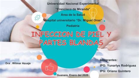 Infección Superficial De Piel Y Partes Blandas Ppt