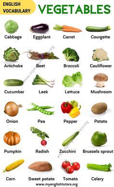 What Are Vegetables, Chinese Vegetables, English Vocabulary