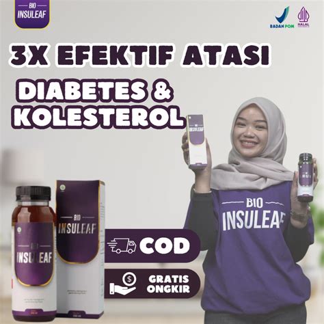 Jual Bio Insuleaf Obat Diabetes Turunkan Gula Darah Isi Ml Shopee