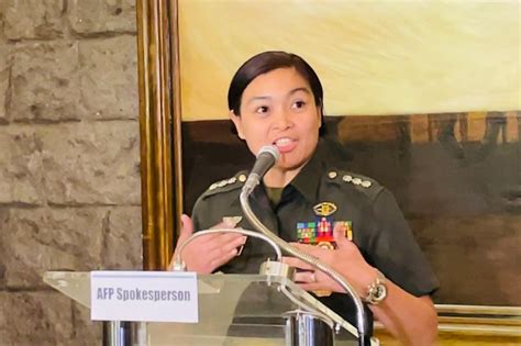 Afp Names First Female Spokesperson Abs Cbn News