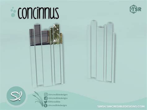 The Sims Resource Concinnus Mirror Large Sims 4 Beds Sims 4