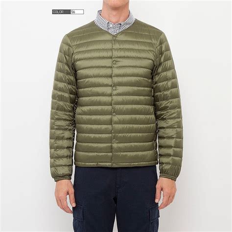 Uniqlo MEN Ultra Light Down Compact V Neck Jacket Jackets Puffer