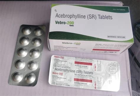 200 Mg Acebrophylline SR Tablets At Rs 1600 Box Acebrophylline