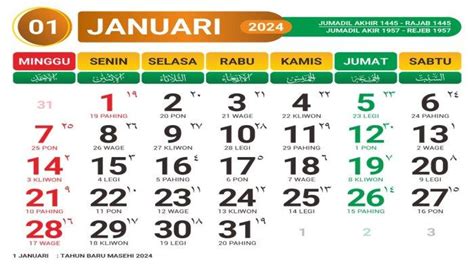 Kalender Format Cdr Pdf Ai Lengkap Jawa Dan Hijriyah Islam