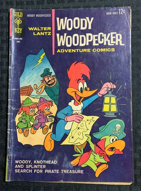 Walter Lantz Woody Woodpecker Gd Gold Key Comics Comic