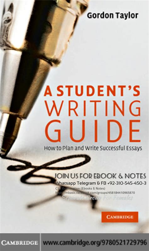 SOLUTION A Student S Writing Guide How To Plan And Write Successful