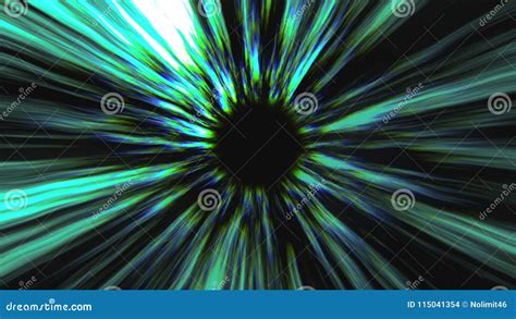 Abstract Black Hole Time Warp Distortion Of Space Traveling In Space