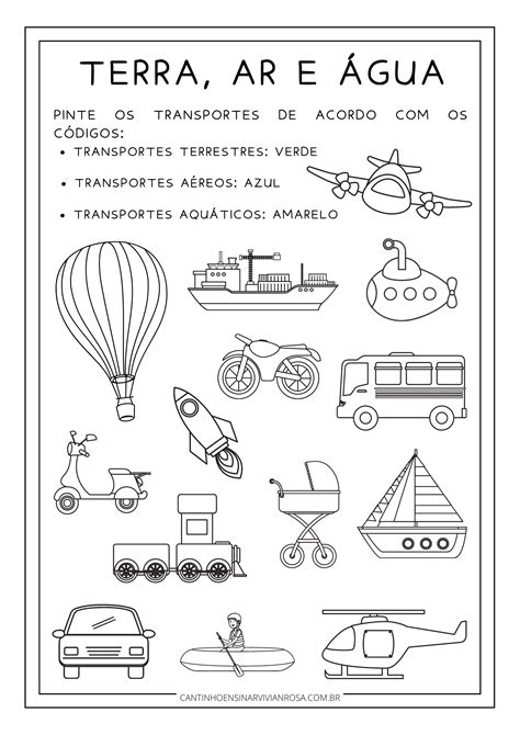 Meio De Transporte 2 Ano - Plano de aula meios de transporte para a Educação Infantil
