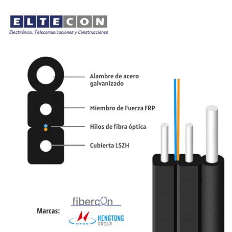 Cable De Fibra Ptica Drop Hilos Eltecon